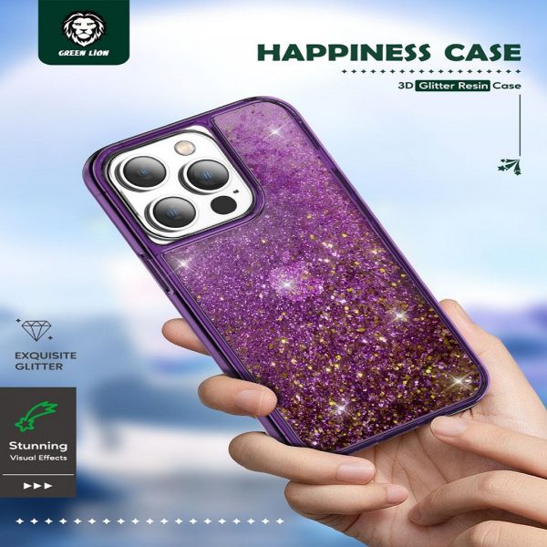 3D Glitter case