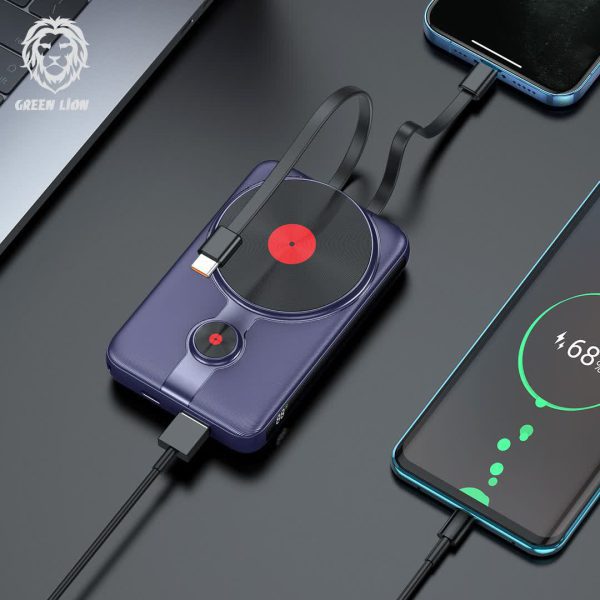 Green 2in1 magsafe power bank 10000mAh عمده