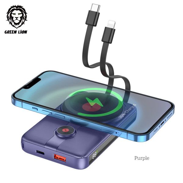 خرید اینترنتیGreen 2in1 magsafe power bank 10000mAh