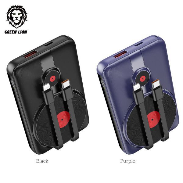 Green 2in1 magsafe power bank 10000mAh قیمت عمده