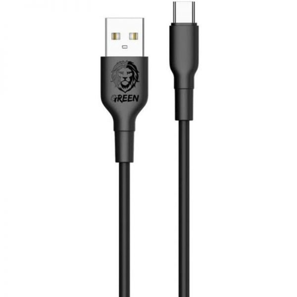 کابل usb-a به تایپ سی گرین
