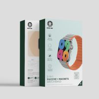 Green 2-In-1 Silicone + Magnets Watch Band