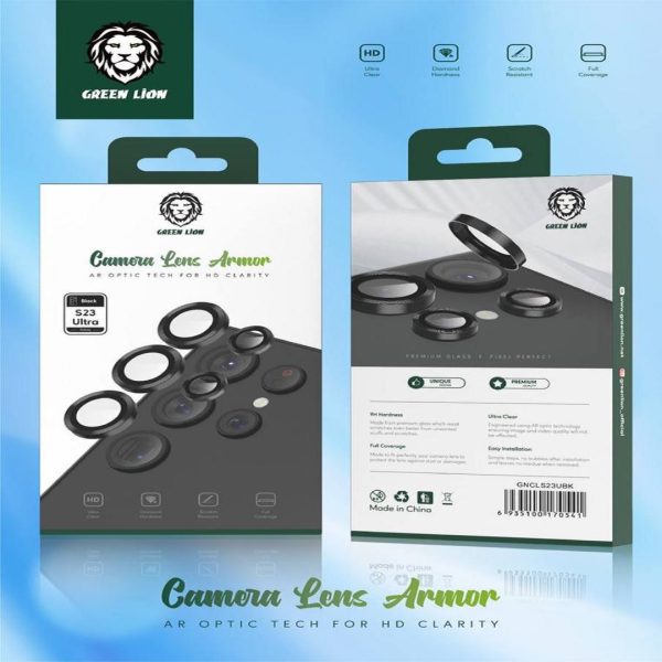 محافظ لنز دوربین گرین Green lion Camera Lens Shield Galaxy S23/S23+/S23 Ultra
