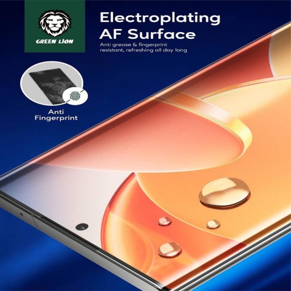 گلس یو وی گلکسی s22/s23 اولترا گرین Green lion s22/s23 Ultra UV Glass