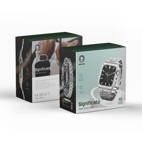 Green significato steel strap case
