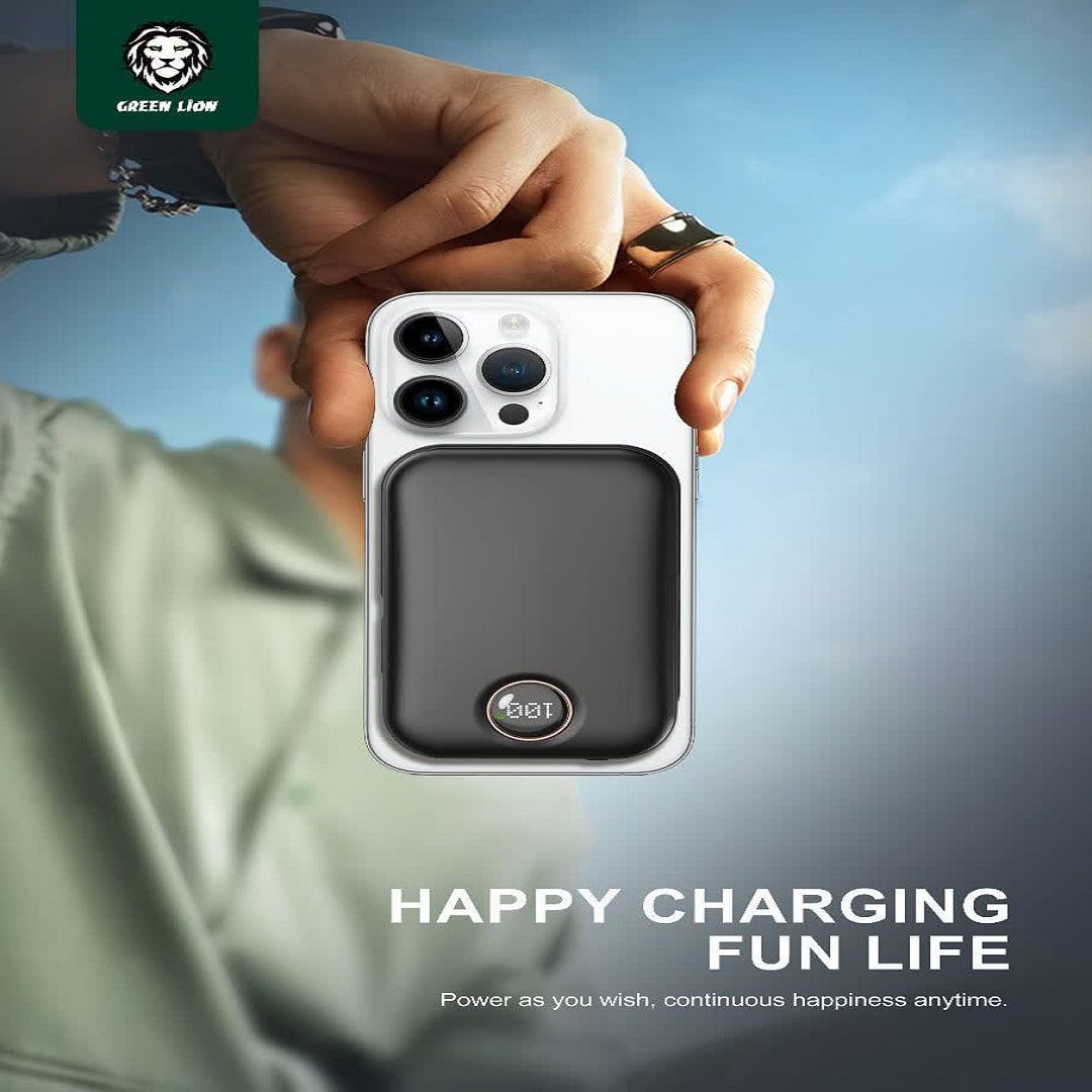 Green 20000mAh Monaco Magsafe Power Bank