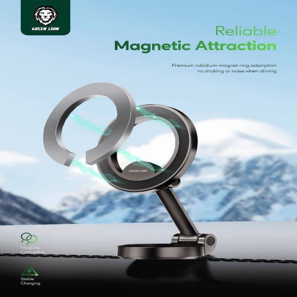 Green maghold 360 car mount magsafe خرید انلاین