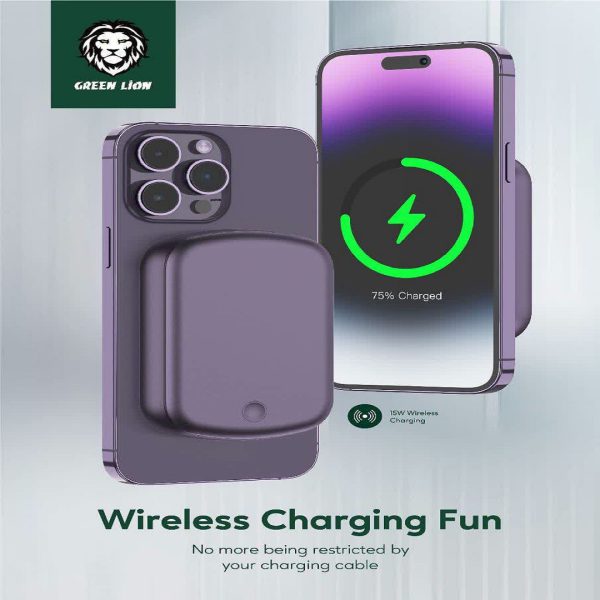 قیمت Green luxembourg magsafe 10000mAh power bank