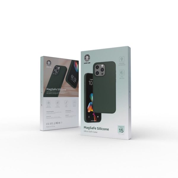 قاب مگ سیف سیلیکون گرین Green Magsafe Silicone Ultra Soft Case خرید