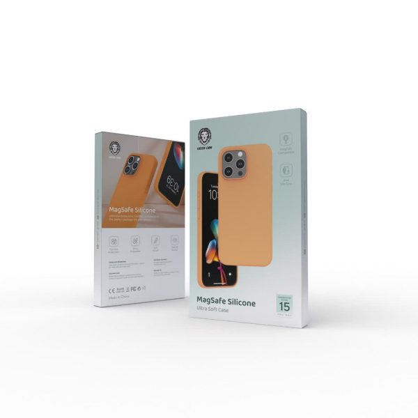 قاب مگ سیف سیلیکون گرین Green Magsafe Silicone Ultra Soft Case
