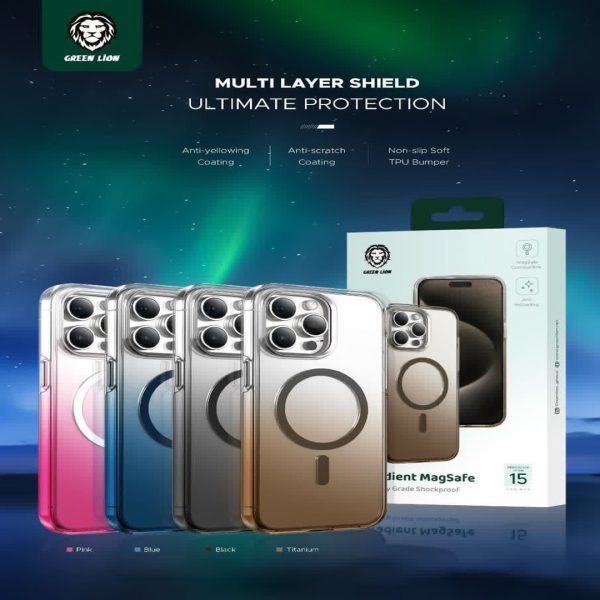 قیمت Green Gradient MagSafe15 pro and 15 promax