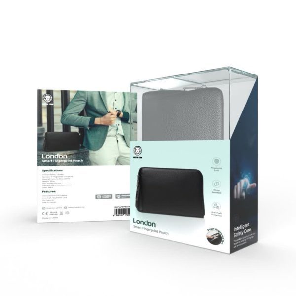 Green london smart fingerprint bag