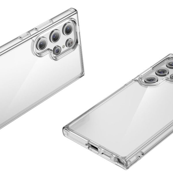 خرید قاب کریستالی ضد میکروبی اس 24 اولترا گرین Green Crystal Clear Case For Samsung Galaxy S24Ultra