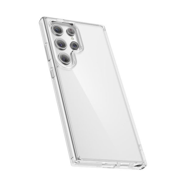 عمده قاب کریستالی ضد میکروبی اس 24 اولترا گرین Green Crystal Clear Case For Samsung Galaxy S24Ultra