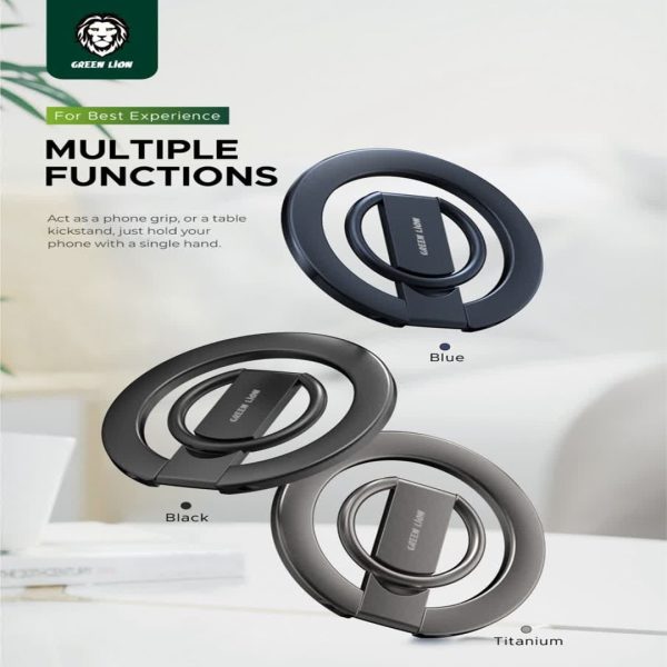 خرید Green magntic ring holder
