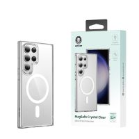 Green MagSafe Crystal Case for Samsung Galaxy S24 Series