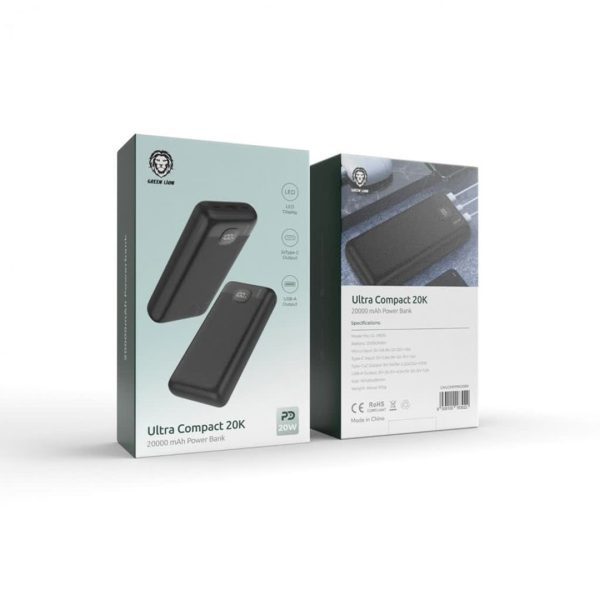قیمت Green Lion Ultra Compact Power Bank PD 20W 20000mAh