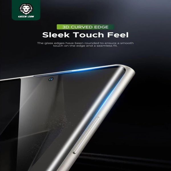 خرید اینترنتی Green 3D edge glue full round privacy glass s23ultra