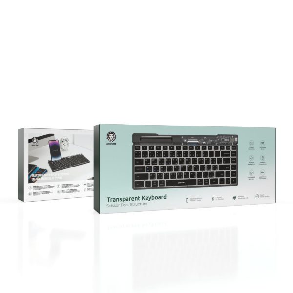 Green Transparent Keyboard