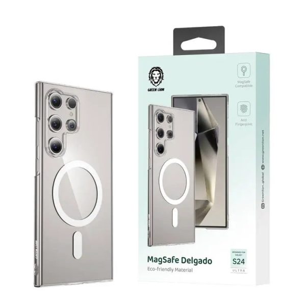 Green Magsafe Delgado S24Ultra