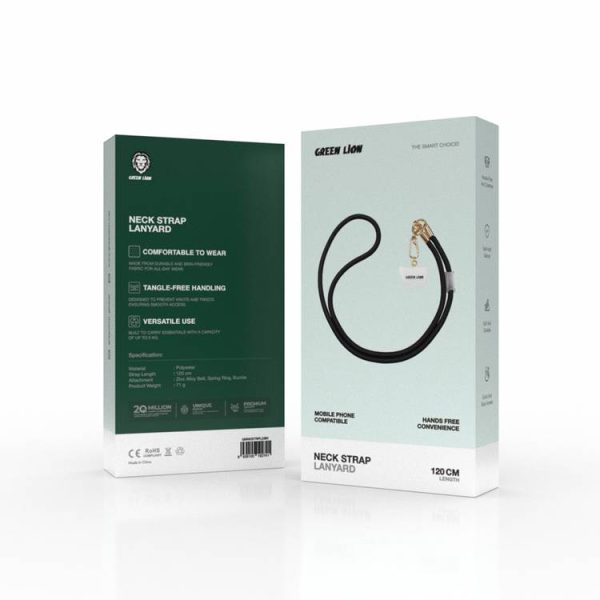 بند گردنی گرین Green Lion Neck Strap Lanyard
