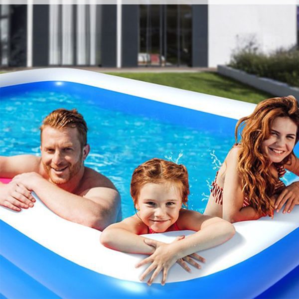 Green Inflatable Swimming Pool 5-7 people capacity
