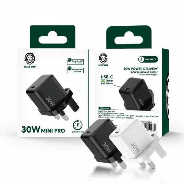 Green Mini Pro PD Wall Charger