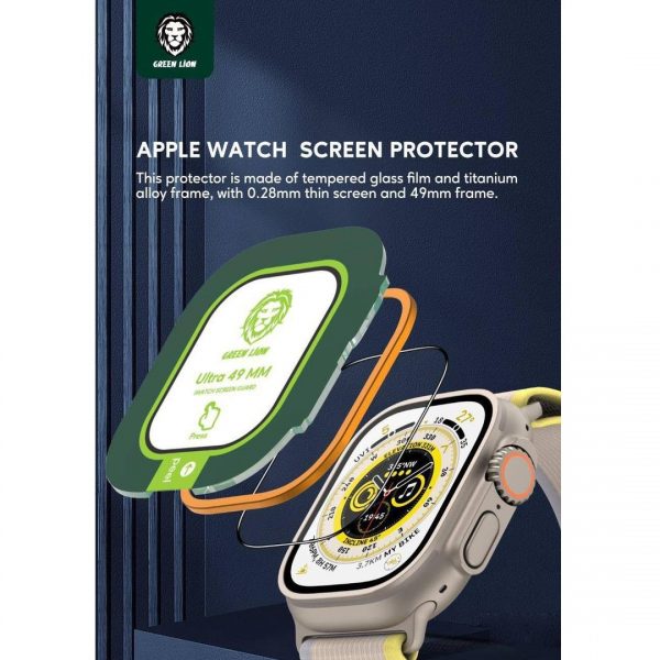 green ultra protector watch screen