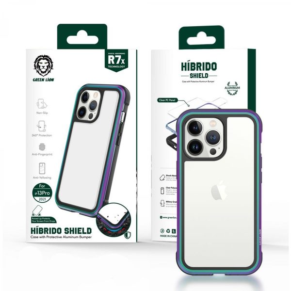 Green HIBRIDO SHIELD IPHONE 13pro/13ProMax