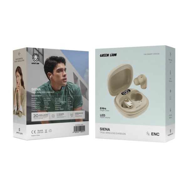 هندزفری بلوتوث سینا گرین لاین Green Lion Siena True Wireless Earbuds