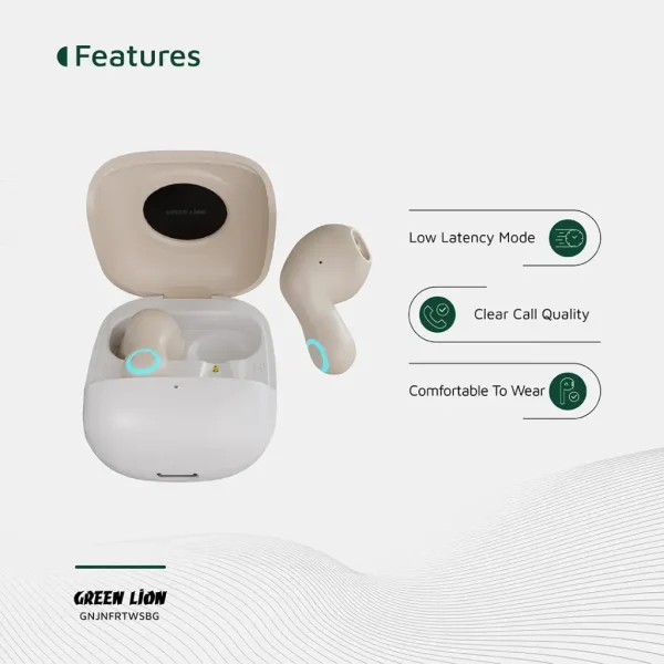 هندزفری بلوتوث جنیفر گرین Green Lion True Wireless Earbuds