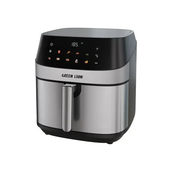 سرخ کن بدون روغن لوکس 8 لیتری گرین Green Lion Deluxe Air Fryer LED Touch Screen 8L
