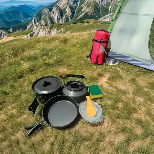 Green Lion 7IN1 Camping Cookware