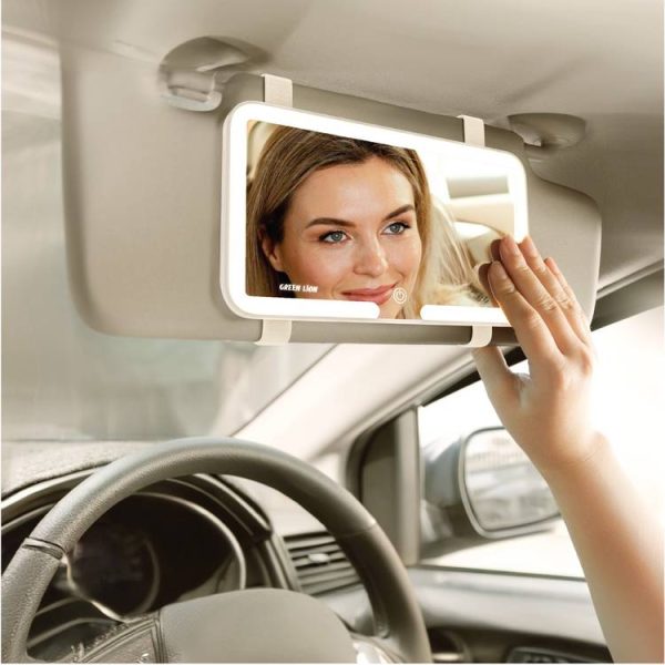 آینه آرایش خودرو GMR-48 گرین Green GMR-48 Car Makeup Mirror