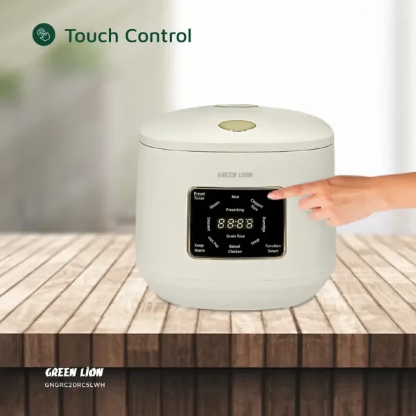 پلوپز دیجیتال 5لیتری گرین Green Lion GRC-20 Digital Rice Cooker