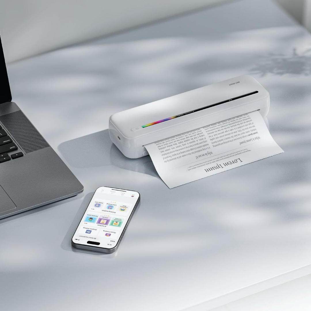 چاپگر حرارتی قابل حمل گرین Green Lion Portable Thermal Printer