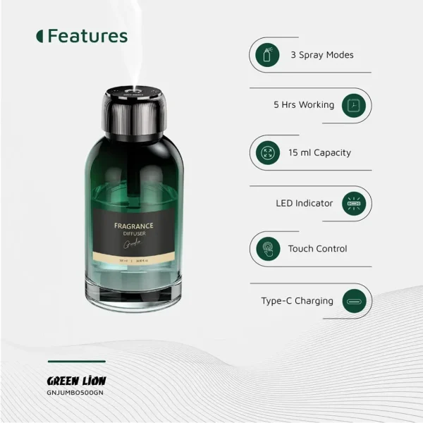 پخش کننده عطر جامبو گرین Green Lion Jumbo Fragrance Diffuser