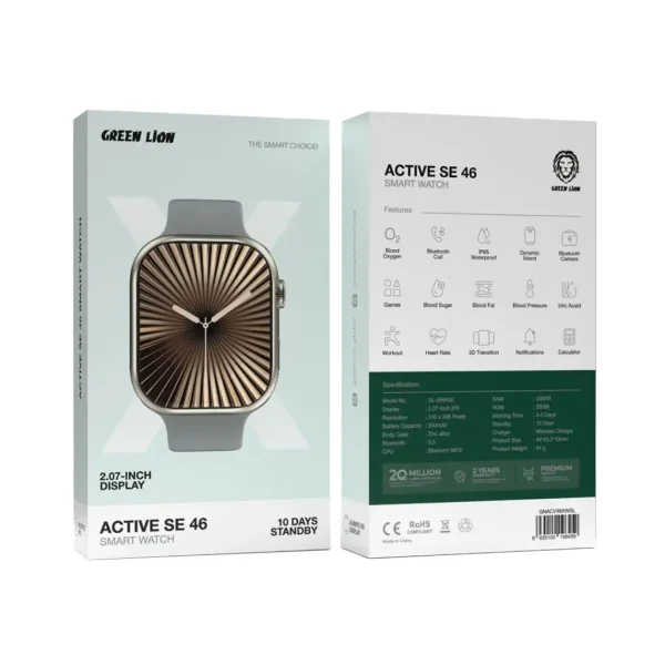 ساعت هوشمند اکتیو اس اس 46 گرین Green Active SE 46 Smart Watch