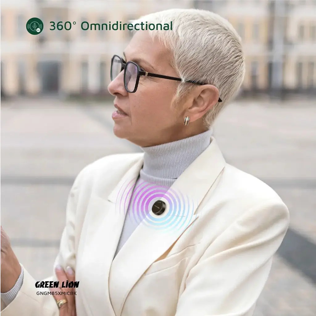 میکروفون بی‌سیم 3در1 GM-85X گرین Green Lion GM-85X 3In1 Wireless Microphone