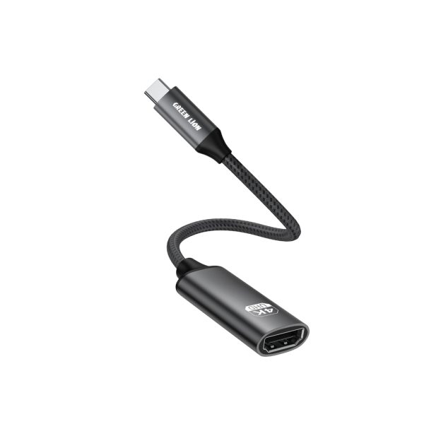 خرید کابل انتقال تصویر اچ دی ام آی به تایپ سی گرین Green Lion 4K USB-C to HDMI Adapter Cable