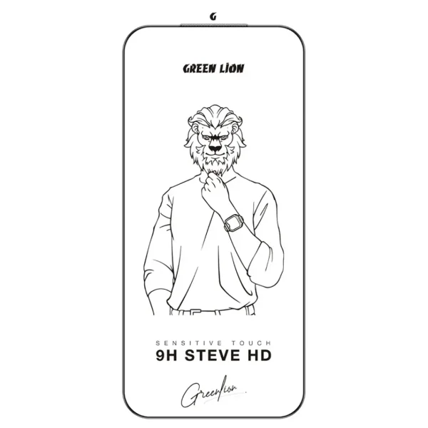 گلس شفاف استیو آیفون سری 17 گرین Green Lion Steve HD Screen Protector for iPhone 17Pro Max /Pro