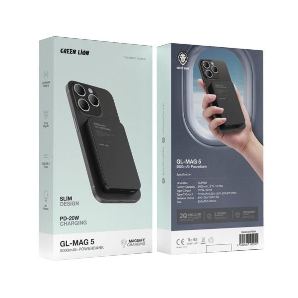 Green Lion GL-MAG 5 5000mAh Powerbank