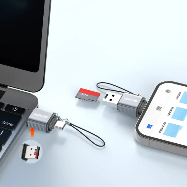 Green Lion 2in1 Card Reader