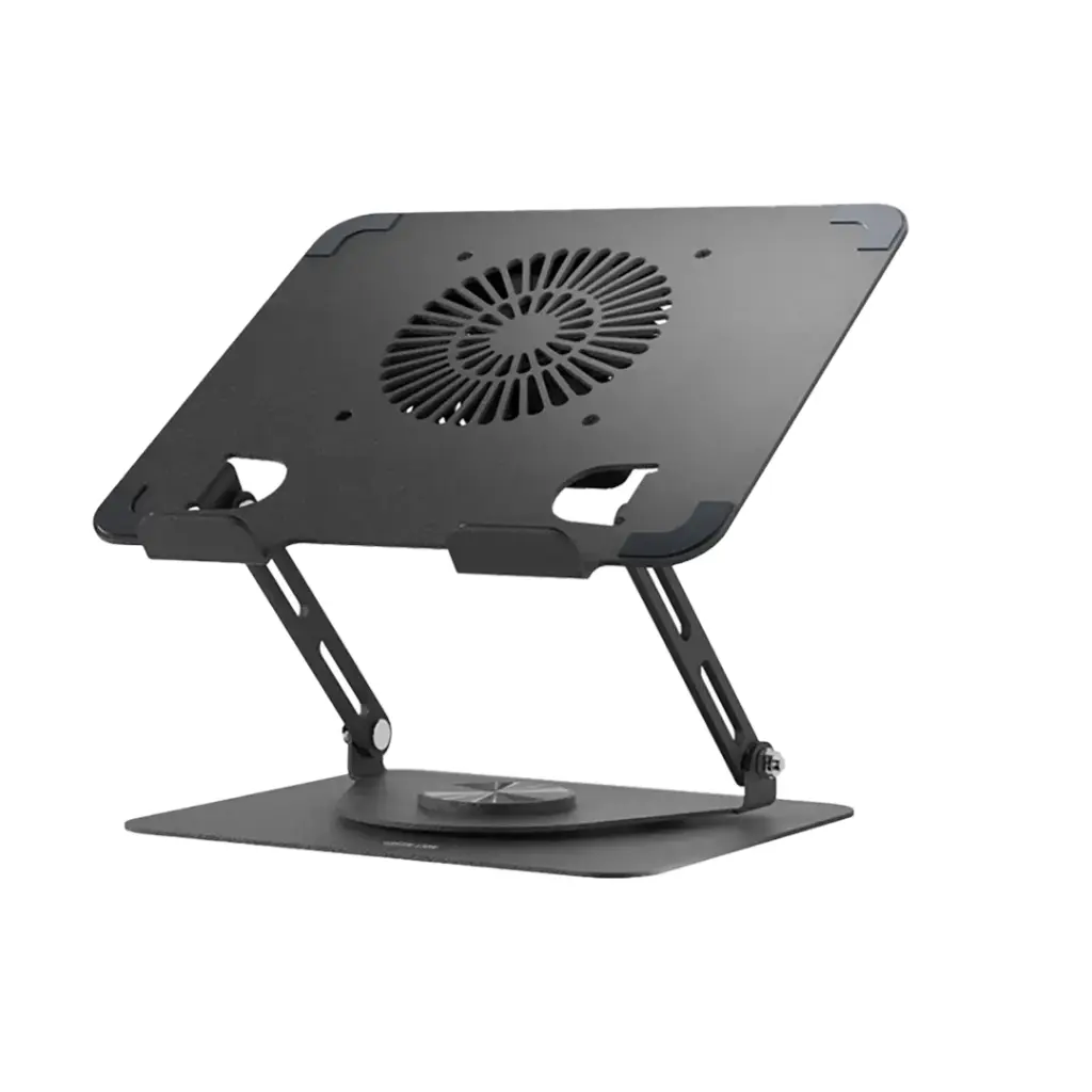 پایه لپ تاپ قابل تنظیم با فن خنک کننده گرین Green Lion Adjustable Laptop Stand with Cooling Fan