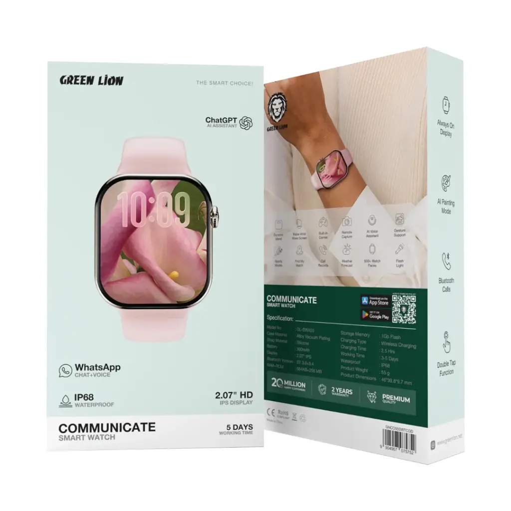 IMG_8357 ساعت کامونیکیت گرین Green Lion Communicate Smart Watch