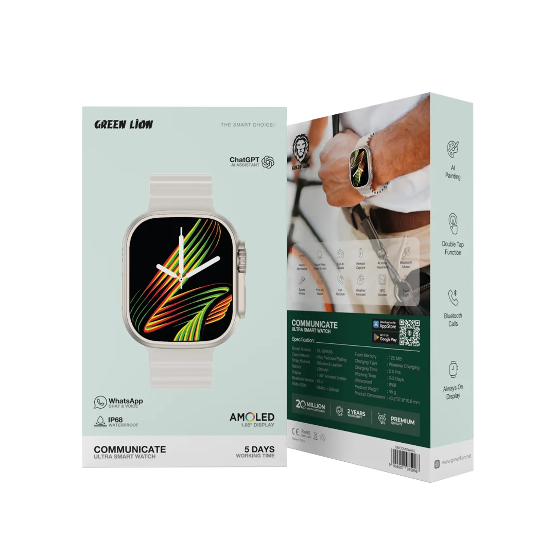 IMG_8363 ساعت هوشمند کامونیکیت اولترا گرین Green Communicate Ultra Smart Watch