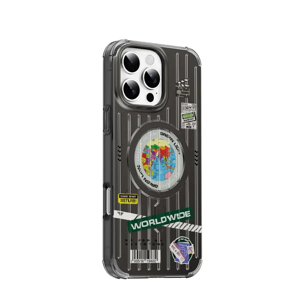 IMG_8456 Green Lion Globe MagSafe Case for iPhone 16 Pro/Pro Max