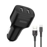 شارژر ماشین دو پورت 12 وات