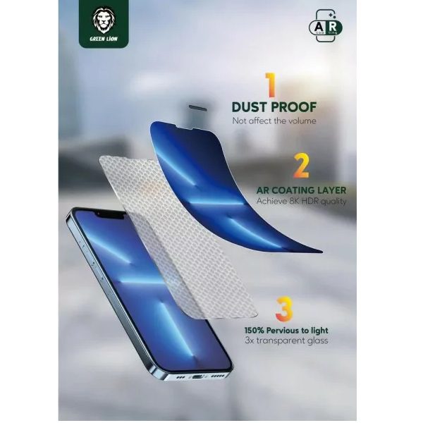 anti-reflective-6 گلس green lion