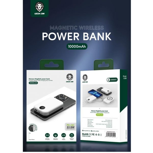 Green monaco magsafe powerbank 10000